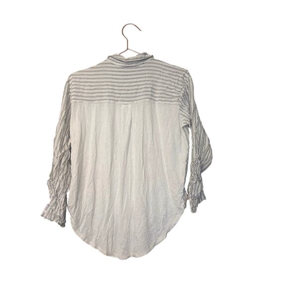 A new day blue and white button down shirt size medium - Picture 2 of 7